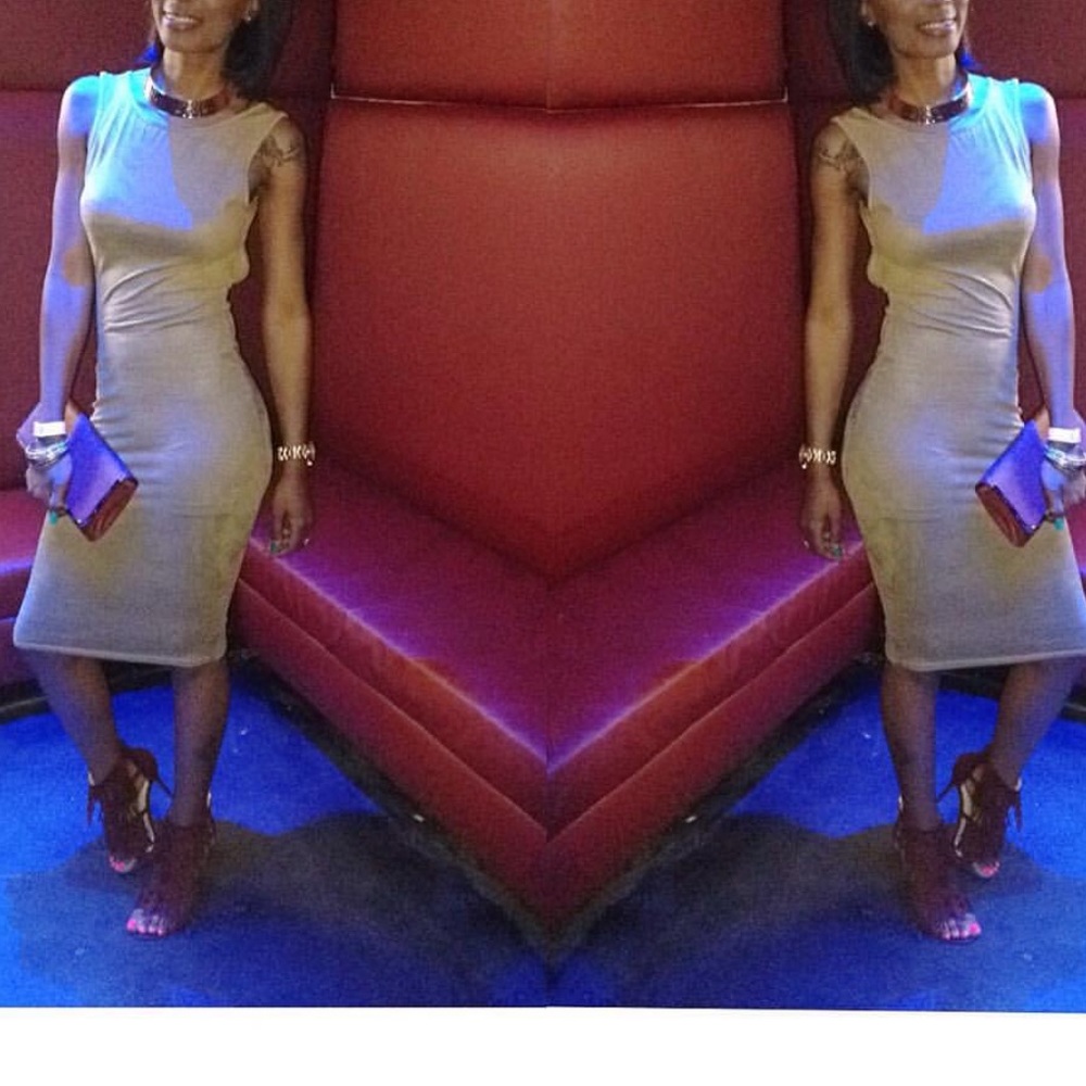 Tan Dress